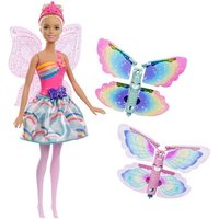 MATTEL FRB08 Barbie Dreamtopia Regenbogen-Königreich Magische Flügel-Fee Puppe (blond) von Barbie