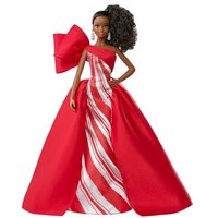 MATTEL FXF02 Barbie Signature Holiday Barbie Puppe (brünett mit Zopf) von Barbie