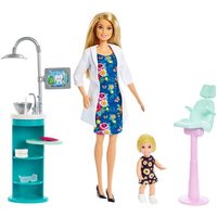 MATTEL FXP16 Barbie Zahnärztin Puppe (blond) und Spielset von Barbie