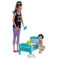 MATTEL GHV88 Barbie Skipper Babysitters Inc. Puppen und Schlafenszeit Spielset von Barbie