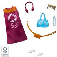 MATTEL GJG33 Barbie Fashions Komplettes Outfit & Accessoires (Licensed): Olympische Sommerspiele Tokyo 2020 von Barbie