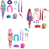 MATTEL HBG38 Barbie Color Reveal Hair Feature Spielset - sortiert von Barbie