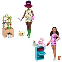 MATTEL HCD43 Barbie-Puppe und Spielsetsortiment mit Haustier und Zubehör - sortiert von Barbie