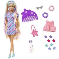 MATTEL HCM88 Barbie Totally Hair Puppe (blond/bunte Haare) inkl. Styling-Zubehör von Barbie