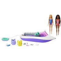 MATTEL HHG60 Barbie "Meerjungfrauen Power" Schnell-Boot und 2 Puppen von Barbie