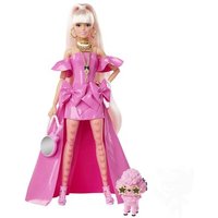 MATTEL HHN12 Barbie Extra Fancy Puppe im pinken Kleid von Barbie