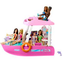 MATTEL HJV37 Barbie Traumschiff mit Pool und Rutsche, Spielset inkl. Barbie Zubehör von Barbie