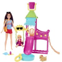 MATTEL HKD80 Barbie Erste Jobs Wasserpark Spielset von Barbie