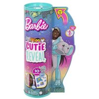 MATTEL HKP98 Barbie Cutie Reveal Puppe im Elefanten-Kostüm mit Farbwechsel (Dschungel-Serie) von Barbie