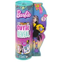 MATTEL HKR00 Barbie Cutie Reveal Puppe im Tukan-Kostüm mit Farbwechsel (Dschungel-Serie) von Barbie