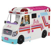 MATTEL HKT79 Barbie 2-in-1 Krankenwagen Spielset (mit Licht & Geräuschen) von Barbie