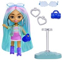 MATTEL HLN45 Barbie Extra Mini Minis Puppe mit blauen Haaren von Barbie