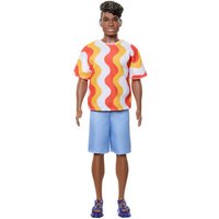 MATTEL HRH23 Barbie Fashionista Ken-Puppe - Red and Orange Shirt MATTEL HRH23 Barbie Fashionista Ken-Puppe - Red and Orange Shirt von Barbie