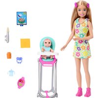 MATTEL HTK35 Barbie Family & Friends New Skipper Babysitter mit Spielset von Barbie