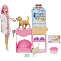 MATTEL JFX93 Barbie Gute Besserung Tierkrankenstation-Spielset MATTEL JFX93 Barbie Gute Besserung Tierkrankenstation-Spielset von Barbie