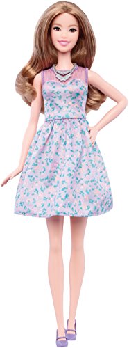 Barbie Mattel DVX75 - Fashionistas Puppe im helllilafarbenen Kleid von Barbie