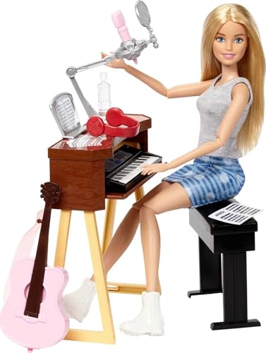 Barbie Mattel FCP73 - Musikerin Puppe und Spielset von Barbie