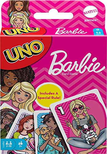 Mattel Games FMP71 UNO Barbie Kartenspiel, Spielzeug ab 7 Jahren von Barbie