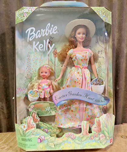 Special Edition Barbie & Kelly Easter Garden Hunt Gift Set 12 and 4 Figure includes the Easter Garden Hunt game! von Mattel