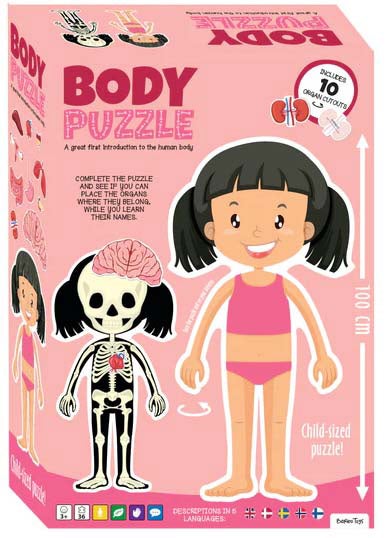 Barbo Toys Body Puzzle Mädchen 36 Teile von Barbo Toys