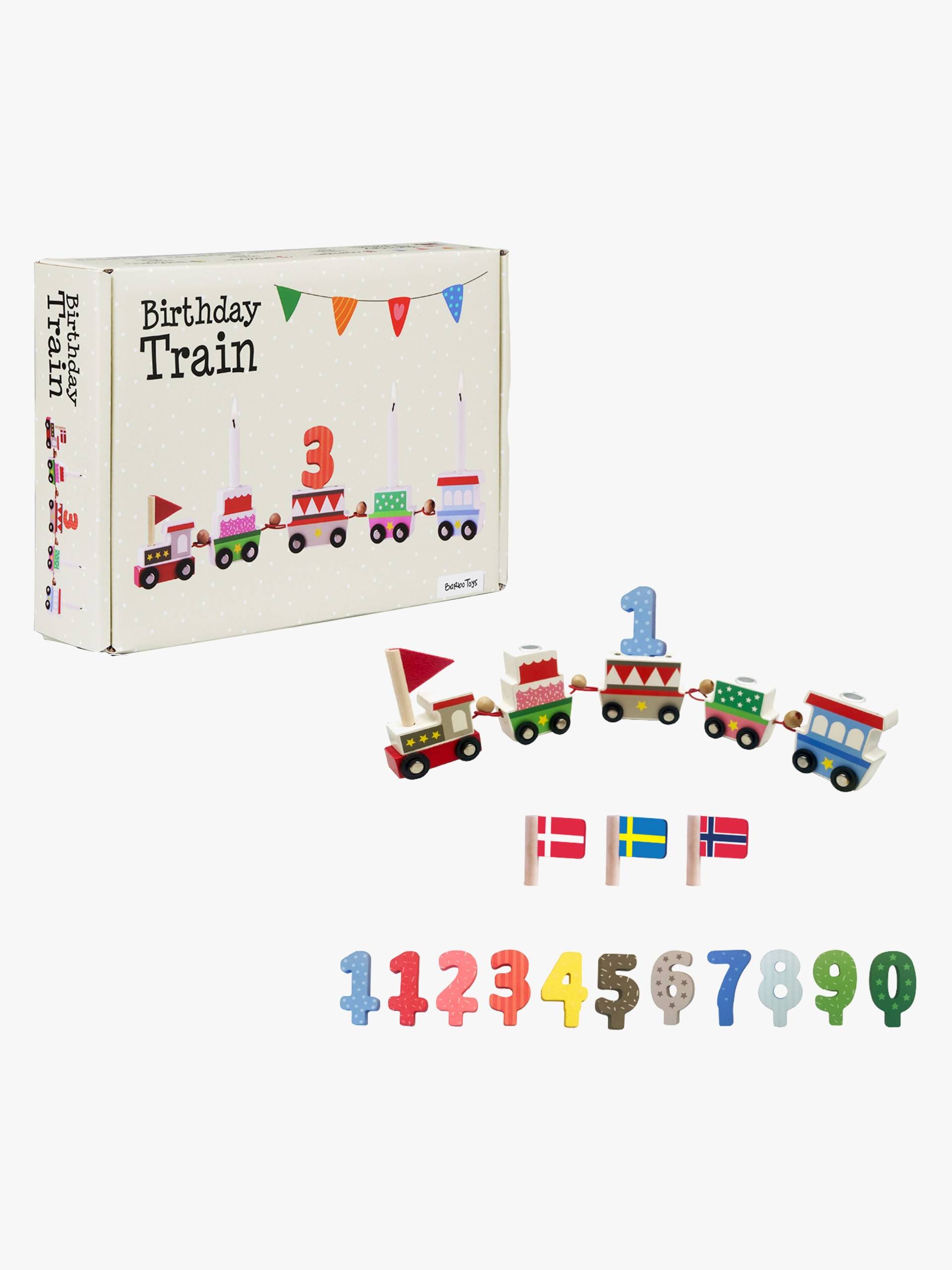 Barbo Toys Geburtstagszug aus Holz Barbo Toys Geburtstagszug aus Holz von Barbo Toys
