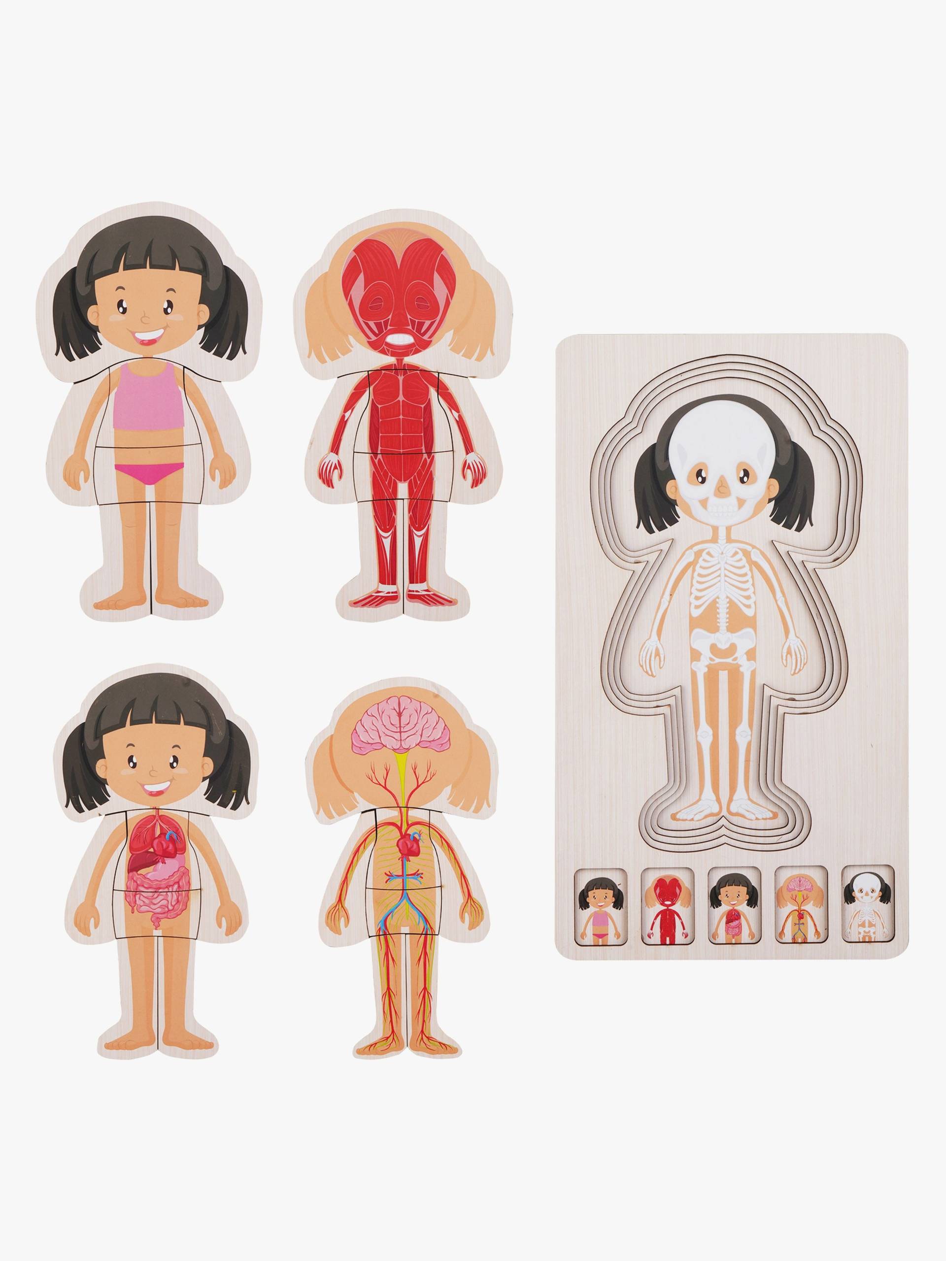 Barbo Toys Körperpuzzle, Rosa Barbo Toys Körperpuzzle, Rosa von Barbo Toys