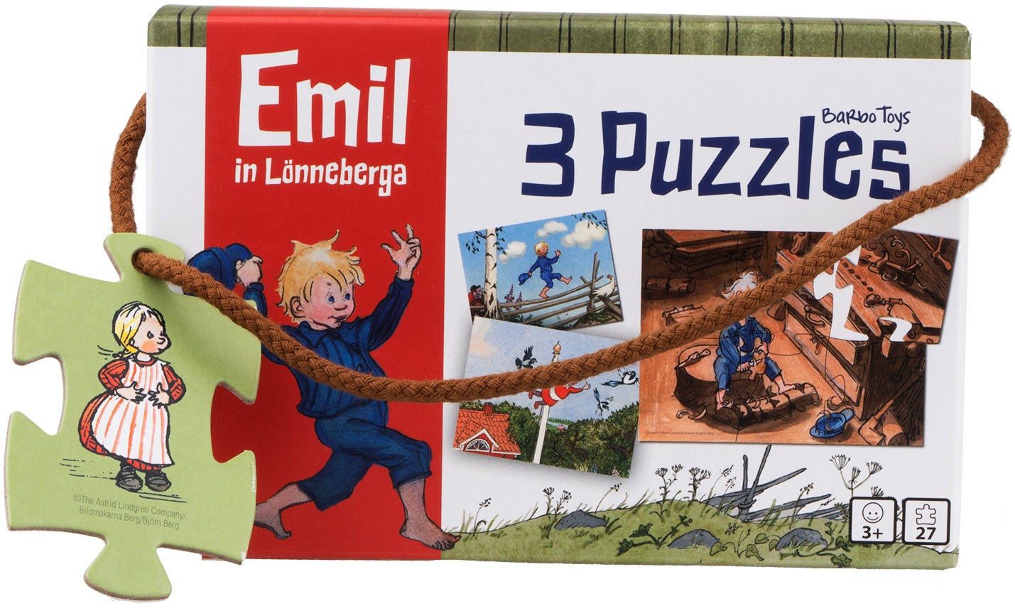 Barbo Toys Michel Aus Lönneberga Puzzles 3-in-1 von Barbo Toys