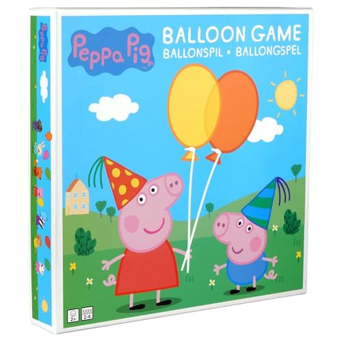 Barbo Toys - Peppa Wutz Ballonspiel für Kinder ab 3 Jahren - Kinderbrettspiel mit farbenfrohen Illustrationen aus dem Peppa Wutz Universum von Barbo Toys