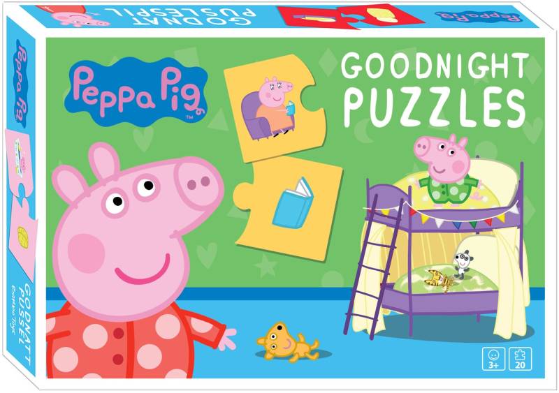 Barbo Toys Peppa Wutz Gute Nacht Puzzle 20 Teile von Barbo Toys