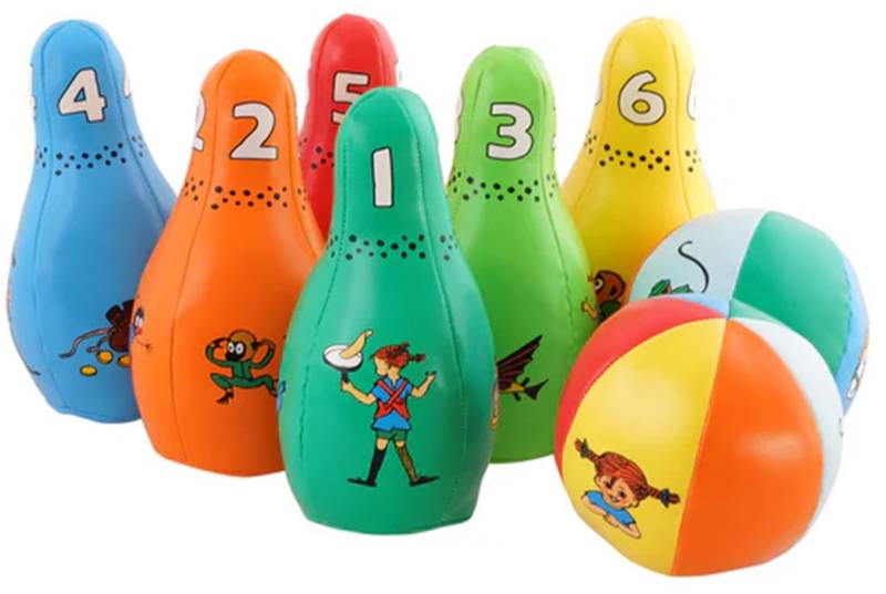 Pippi Langstrumpf Weiches Bowling-Set von Barbo Toys