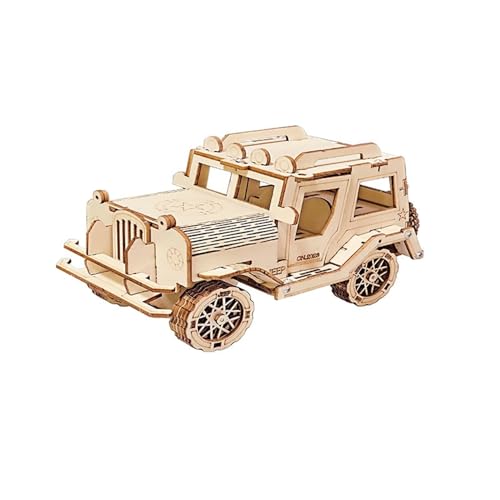 BaronHong 3D-Holzpuzzle - Holzhandwerk - Mechanische Geländewagen-Bausätze - Puzzle - Geburtstagsgeschenke (B, M) von BaronHong