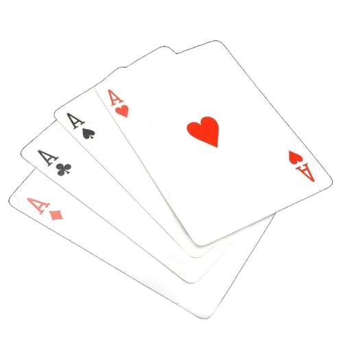 BaronHong Fantastischer Punktwechsel von 10 zu Ass durch Händeschütteln, sehr kurze Poker-Zaubertricks, Gimmick, Illusion, Zauberrequisiten (3er-Pack, M) von BaronHong