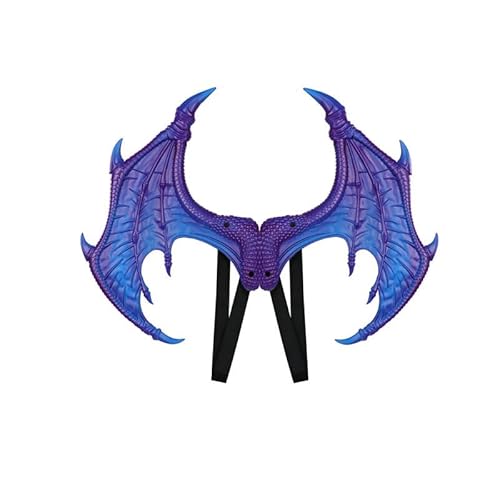 BaronHong Glossy Material Halloween Karneval Kostüm Cosplay Dämon Drachenflügel für Erwachsene von BaronHong