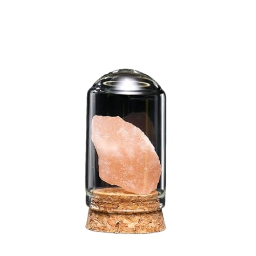 BaronHong Rohstein-Mineralprobe, Kristallornamente, dekorative Naturkristalle, unregelmäßige Steinsammlung, Geschenk (Orange-Salz-Stein, M) von BaronHong