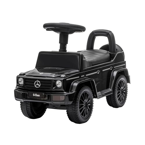 Baroni Toys SUV Mercedes Ride-On Schiebeauto für Kinder von 1-4 Jahren, realistische Geräusche, rutschfeste Räder, Ablagefach, 69,5 x 29 x 43 cm, Schwarz Baroni Toys SUV Mercedes Ride-On Schiebeauto für Kinder von 1-4 Jahren, realistische Geräusche, rutschfeste Räder, Ablagefach, 69,5 x 29 x 43 cm, Schwarz von Baroni Toys
