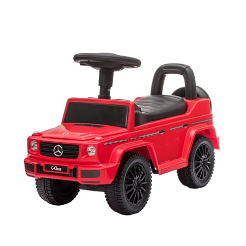 Baroni Toys SUV Mercedes Ride-On Schiebeauto für Kinder von 1-4 Jahren, realistische Geräusche, rutschfeste Räder, Ablagefach, 69,5 x 29 x 43 cm Rot Baroni Toys SUV Mercedes Ride-On Schiebeauto für Kinder von 1-4 Jahren, realistische Geräusche, rutschfeste Räder, Ablagefach, 69,5 x 29 x 43 cm Rot von Baroni Toys