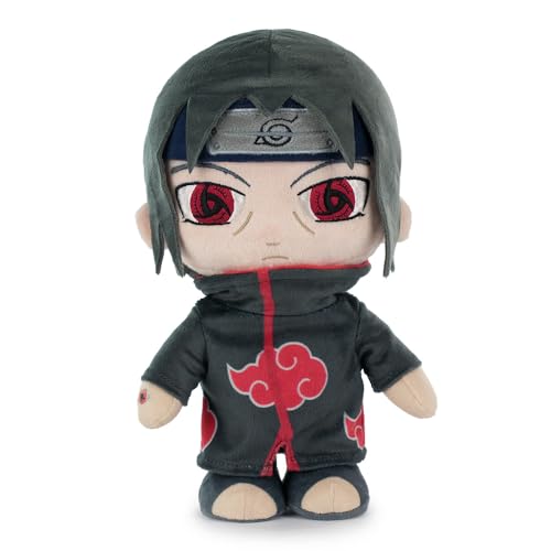 BARRADO Kuscheltier mit Naruto-Figuren 30zm - Naruto, Kakashi, Sasuke, Kurama, Naruto Six Path - Sammler-Edition - Super Soft Qualität (Itachi) von BARRADO