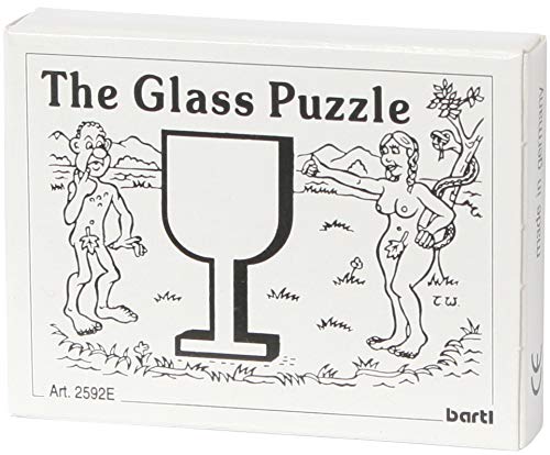 Bartl 102543 englische Version des Mini-Holz-Puzzles Das Glas-Puzzle aus 7 kleinen Holzteilen von Bartl