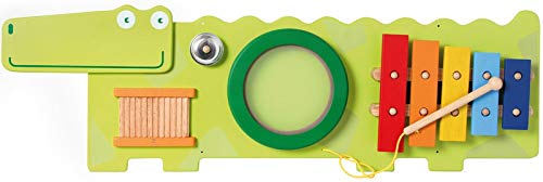 Bartl I'm Toy 100394 Wandspiel Krokodil Motorikspiel für Kinderzimmer, Wartezimmer, Kinderkrippe von Bartl