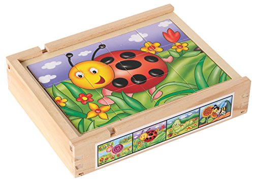 BARTL lustiges Magnetpuzzle Set mit Kleintieren, wie Bienen, Marienkäfer und Raupen. In Einer stabilen Holzbox mit magnetischen Deckel, ab 3 Jahren perfekt als erstes Puzzle von Bartl