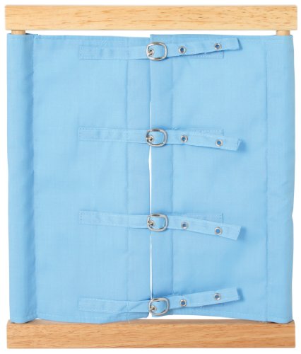 Lernrahmen Verschlüsse nach Maria Montessori mit stabilen Holzrahmen, mit Ringen, Größe: 36 x 31 x 2 cm Lernrahmen Verschlüsse nach Maria Montessori mit stabilen Holzrahmen, mit Ringen, Größe: 36 x 31 x 2 cm von Bartl