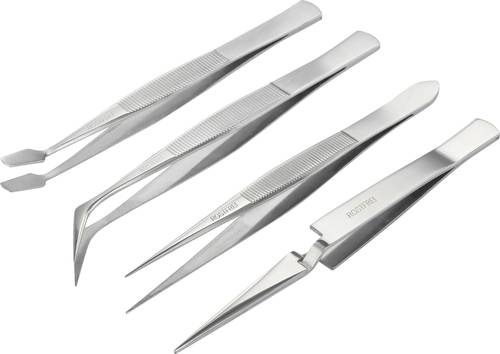 Basetech BT-2108046 Pinzetten-Set 4teilig von Basetech