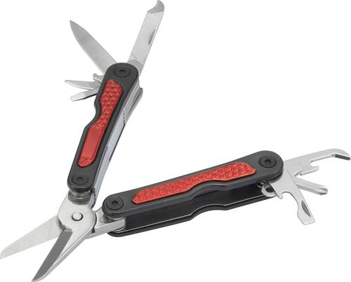 Basetech BT-2299042 Multitool Anzahl Funktionen 10 Silber, Schwarz, Rot von Basetech