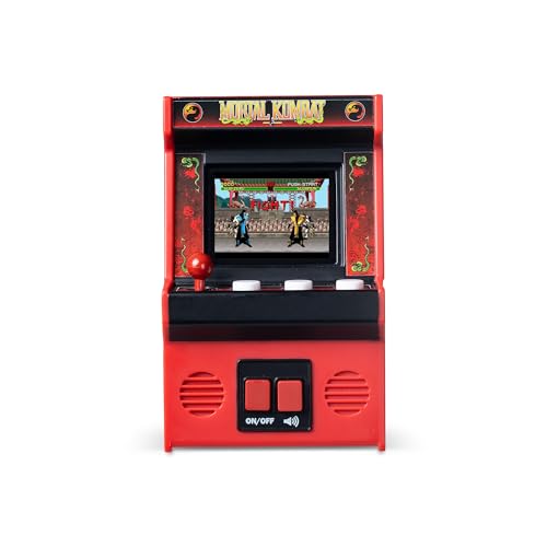 Basic Fun Arcade Classics Mini Mortal Kombat – Retro-Handheld-Spiel mit Joystick, Bildschirm & authentischen Soundeffekten – Für Fans & Sammler Basic Fun Arcade Classics Mini Mortal Kombat – Retro-Handheld-Spiel mit Joystick, Bildschirm & authentischen Soundeffekten – Für Fans & Sammler von Basic Fun