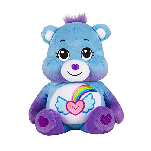 Basic Fun Care Bears Traumheller Bär Plüsch – Kuscheliges und Weiches 22 cm Sammelspielzeug für Kinder – Optimales Geschenk für Geburtstage, Feiertage und Fans Aller Altersgruppen von Basic Fun