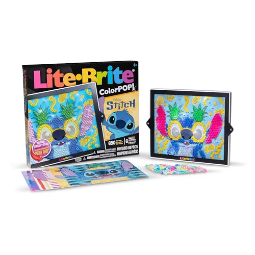 Basic Fun Lite-Brite Colorpop – Stitch – Leuchtendes Mosaikspielzeug für Kinder – Fördert Kreativität & Feinmotorik Basic Fun Lite-Brite Colorpop – Stitch – Leuchtendes Mosaikspielzeug für Kinder – Fördert Kreativität & Feinmotorik von Basic Fun