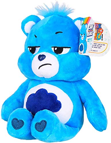 Care Bears 22043 Bean Plush Grumpy Bear,Cuddly Toys for Children,Cute Teddies Suitable for Girls and Boys Aged 4 Years +,Red,9 Inch von Basic Fun