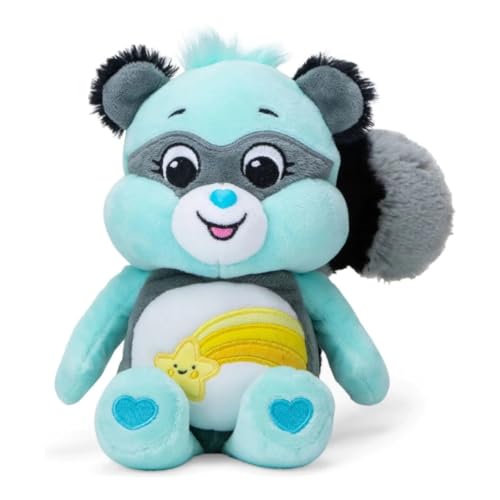 Care Bears 22313 Wish Waschbär, 22 cm, Blau von Basic Fun