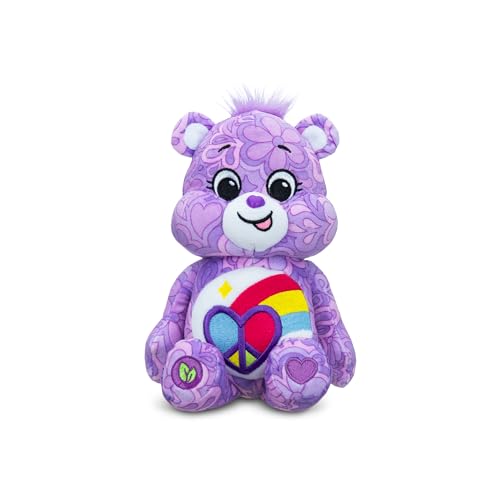 Care Bears 22cm Plush Peaceful Heart Bear (tray) von Basic Fun