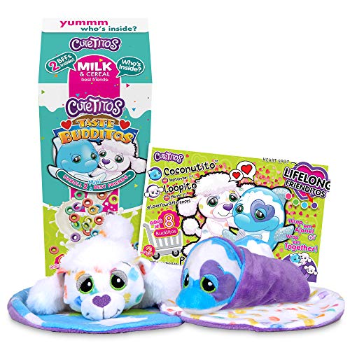 Cutetitos 39268 - Budditos Food Pairings Serie, Müsli und Milch Edition, Zwei 25 Zoll Kuscheltiere, Best Friend Teddy, Kuscheltiere für Mädchen und Jungen, geeignet für Kinder ab 3 Jahren Cutetitos 39268 - Budditos Food Pairings Serie, Müsli und Milch Edition, Zwei 25 Zoll Kuscheltiere, Best Friend Teddy, Kuscheltiere für Mädchen und Jungen, geeignet für Kinder ab 3 Jahren von Basic Fun